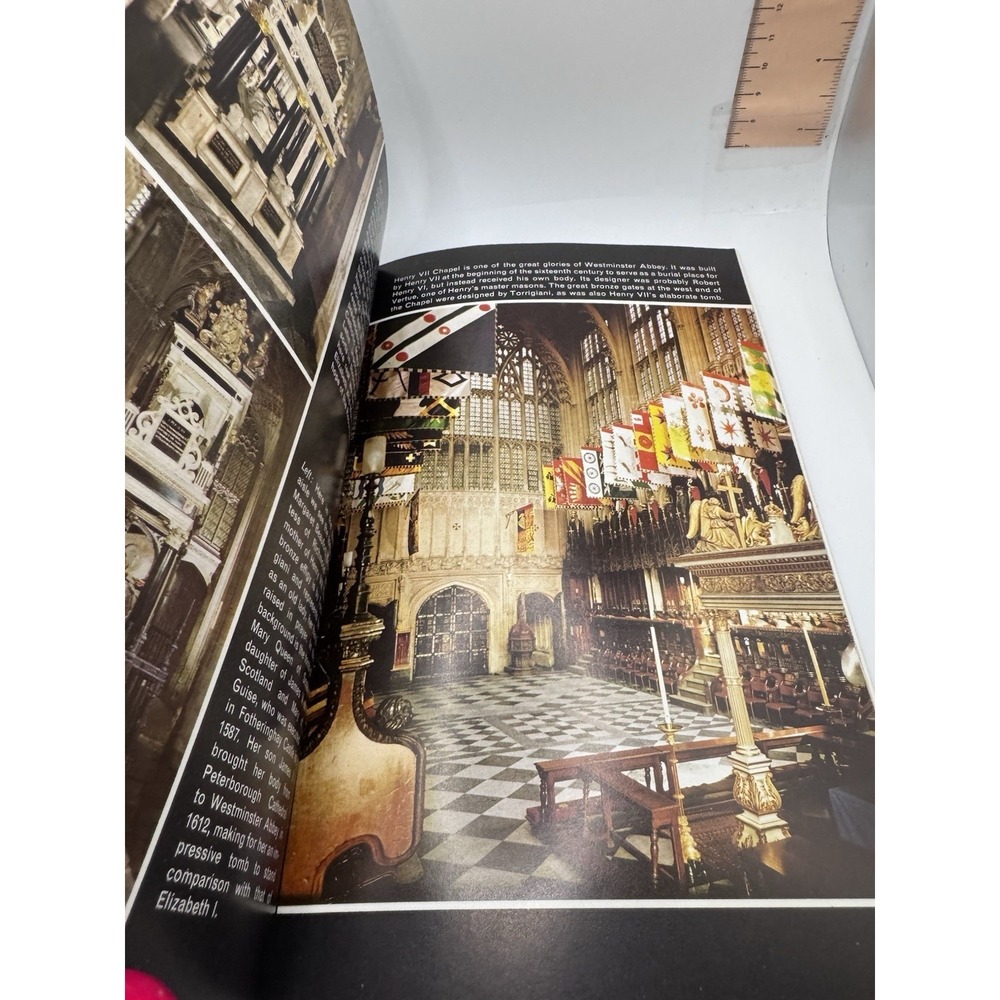 1971 WESTMINSTER ABBEY UK Great Britain Jarrold & Sons Guide Book Souvenir - Picture 5 of 6